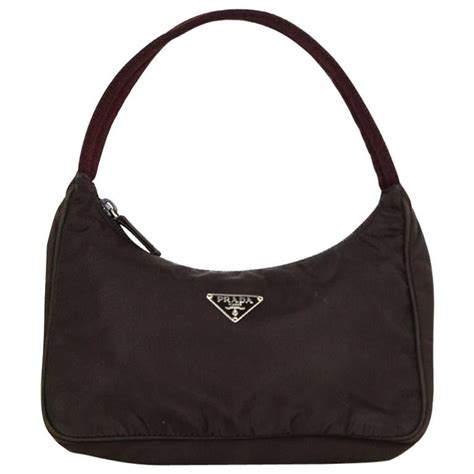 prada mini bag brown|Prada small nylon camera bag.